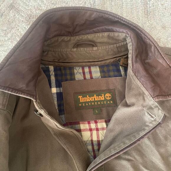 Vintage TIMBERLAND weathergear men’s Large jacket. Removable flannel liner - Picture 6 of 10